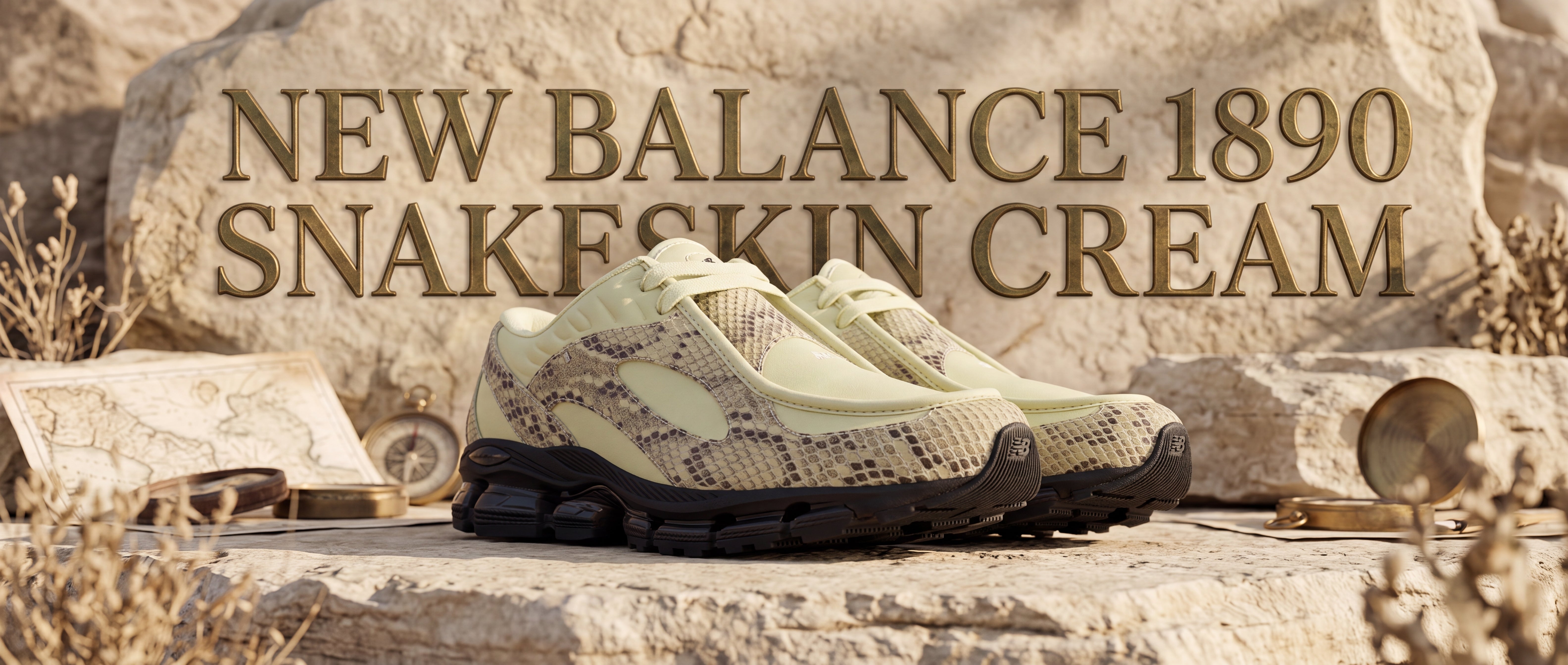 New Balance 1890 Snakeskin Cream U18907P8 2026 | Side Kicks