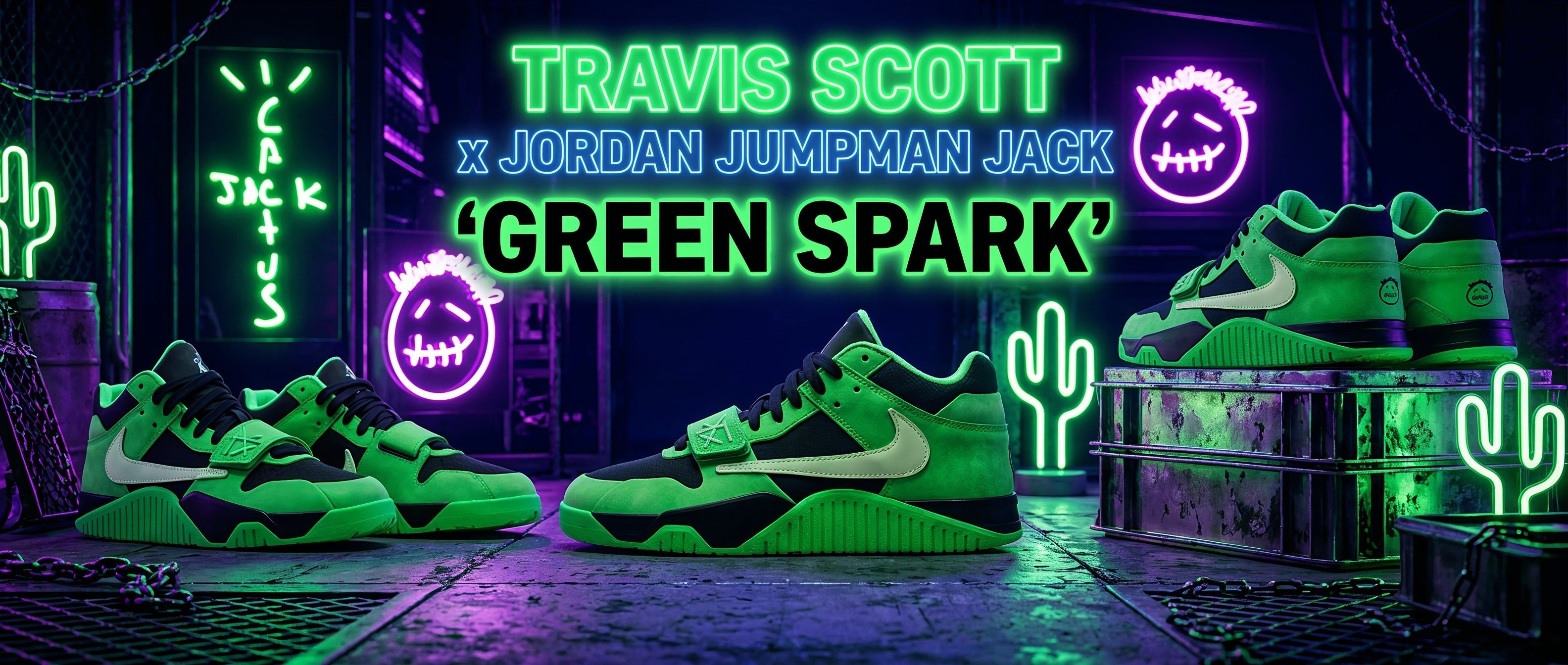 Travis Scott x Jordan Jumpman Jack Green Spark Release Date, Price
