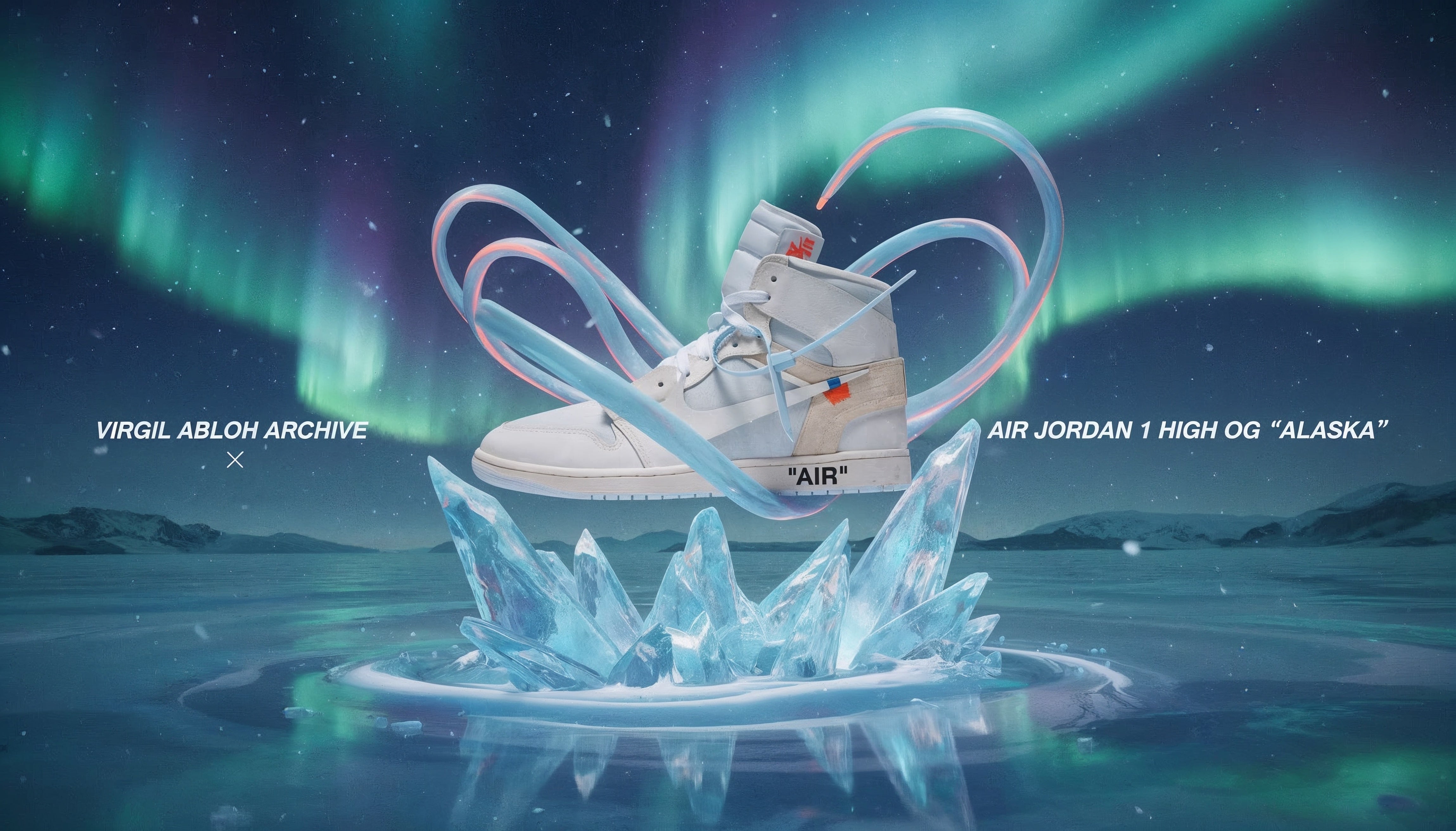 限定 Virgil Abloh Archive 巨大ポスター AJ1 ジョーダン Virgil Abloh Archive x Air Jordan 1 High OG “Alaska” – Side Kicks