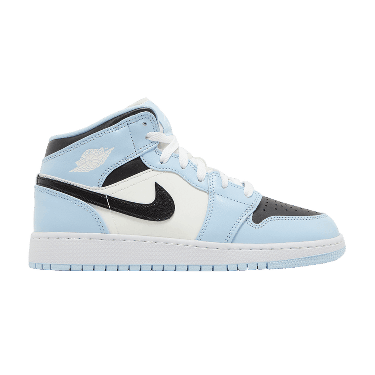 Jordan 1 Mid Ice Blue 2022 GS Side Kicks