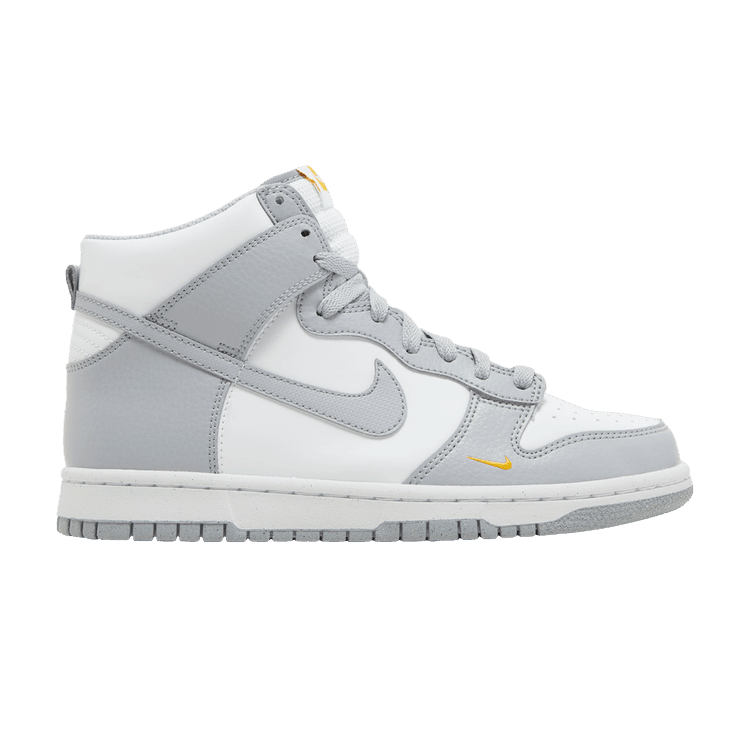 Nike Dunk High Next Nature Wolf Grey Marigold (GS) - Side Kicks