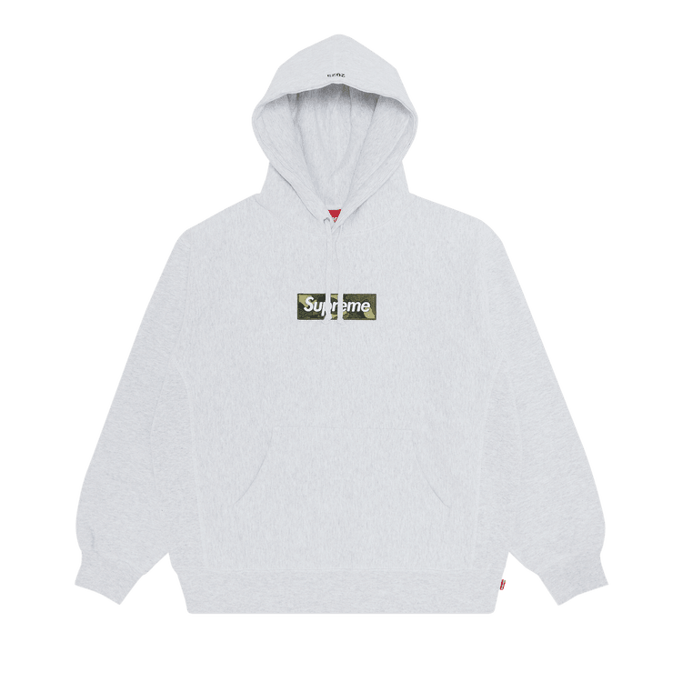 Supreme Box Logo Hooded Sweatshirt 'Ash Grey' – Side Kicks Supreme Box Logo Hooded Sweatshirt 'Ash Grey' – Side Kicks