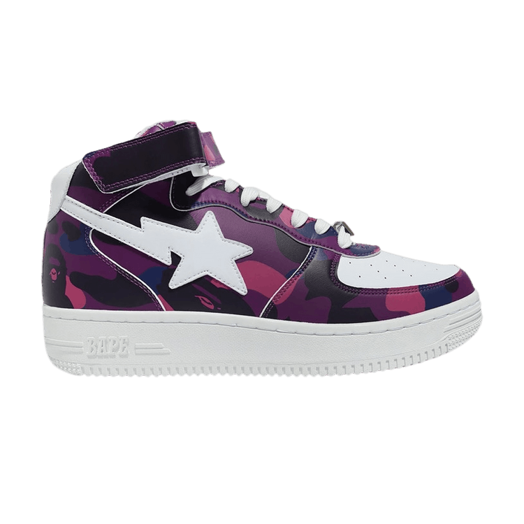 A Bathing Ape Bape Sta Mid Camo Purple – Side Kicks A Bathing Ape Bape Sta Mid Camo Purple – Side Kicks