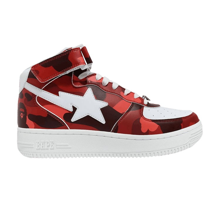 A Bathing Ape Bape Sta Mid Camo Red – Side Kicks A Bathing Ape Bape Sta Mid Camo Red – Side Kicks