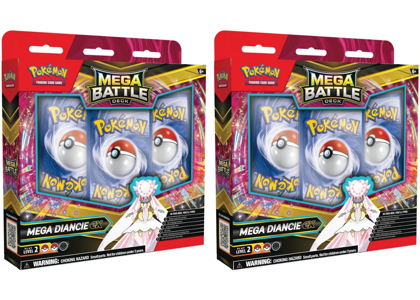 2025 Pokémon Mega Evolution Mega Diancie ex Metal Battle Deck 2x Lot – Side  Kicks