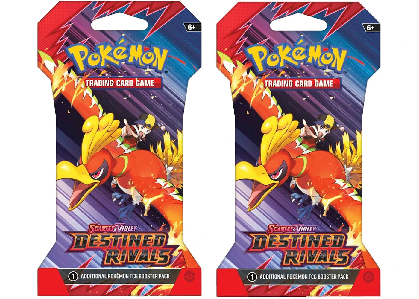 2025 Pokémon Scarlet & Violet Destined Rivals Booster Pack 2x Lot (Art –  Side Kicks