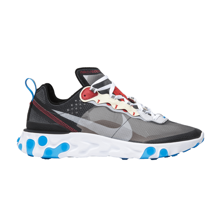 Nike React Element 87 Dark Grey Photo Blue – Side Kicks