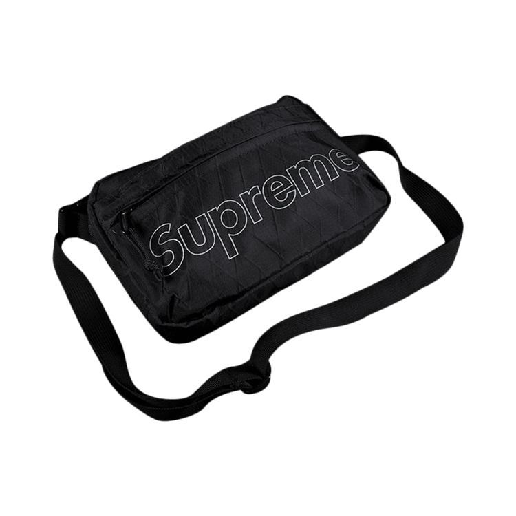 Supreme black shoulder bag sale
