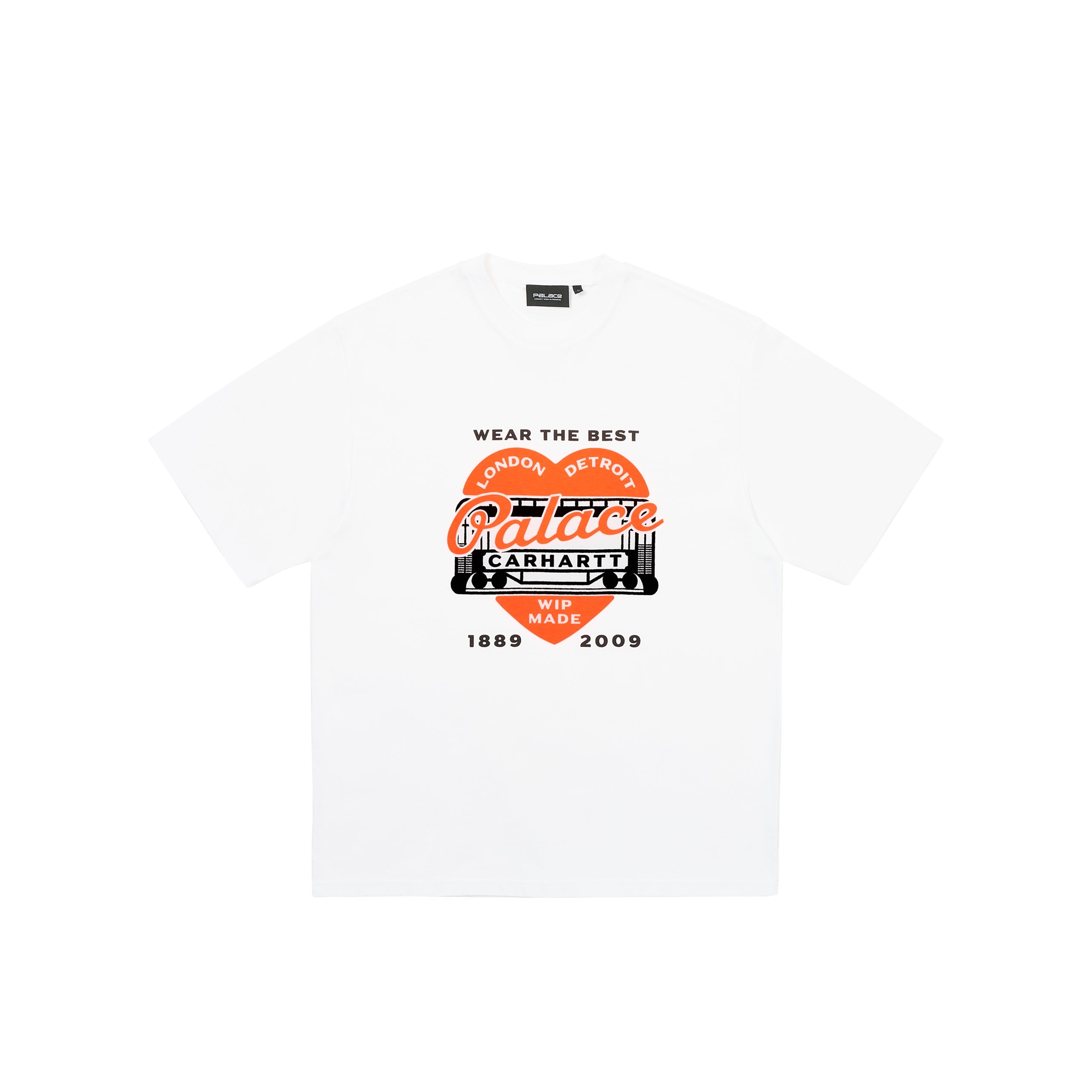 Palace x Carhartt WIP Heart T-shirt White – Side Kicks