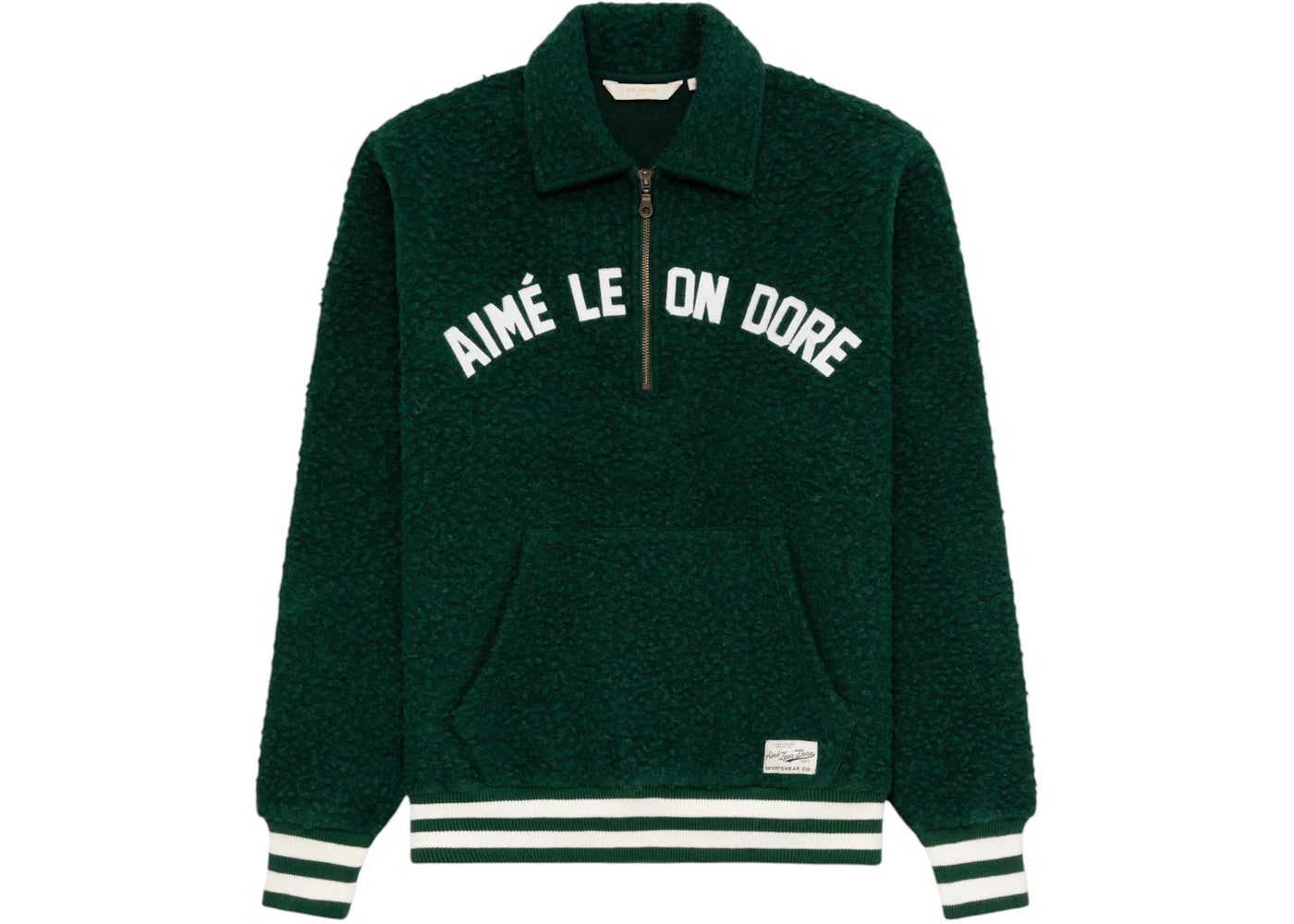 Aime Leon Dore Casentino Half-Zip Pullover Green – Side Kicks