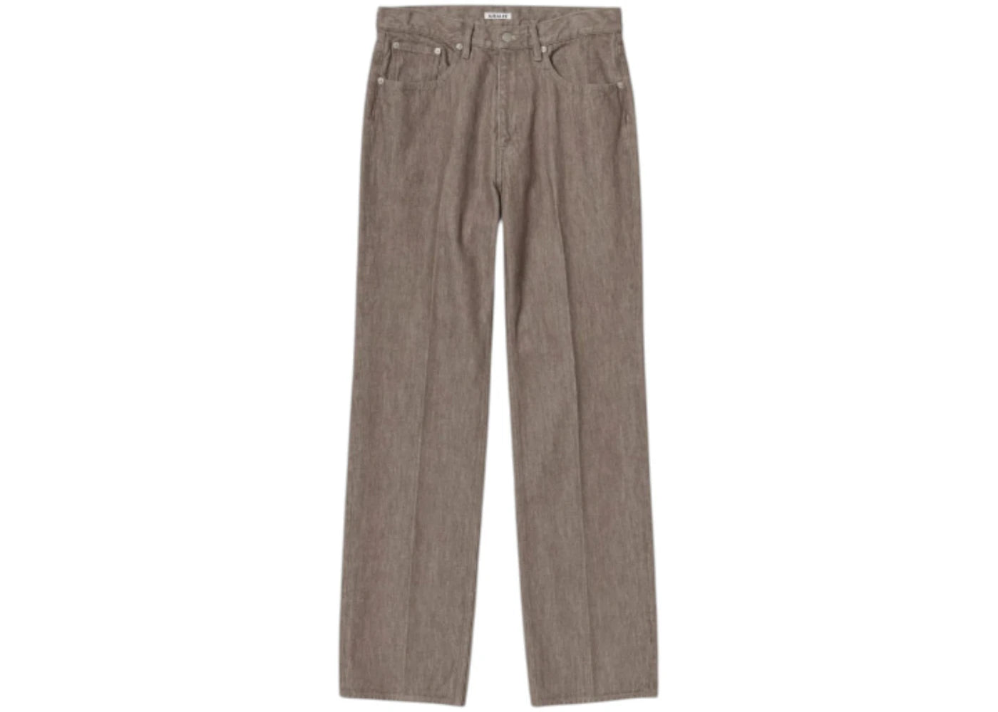 Auralee Hard Twist Brown Denim 5P Pants Mocha Brown – Side Kicks