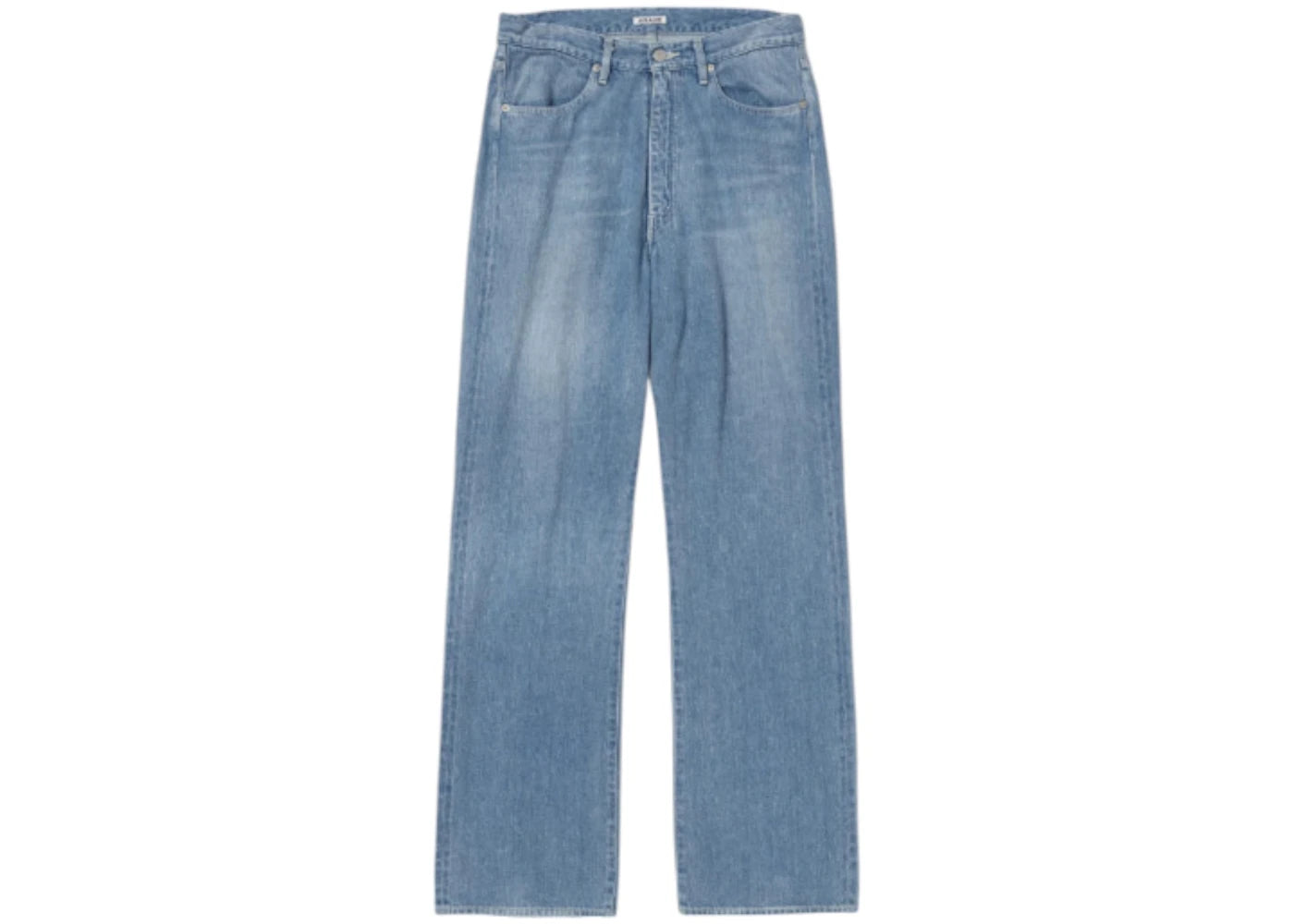 AURALEE SELVEDGE LIGHT DENIM PANTS