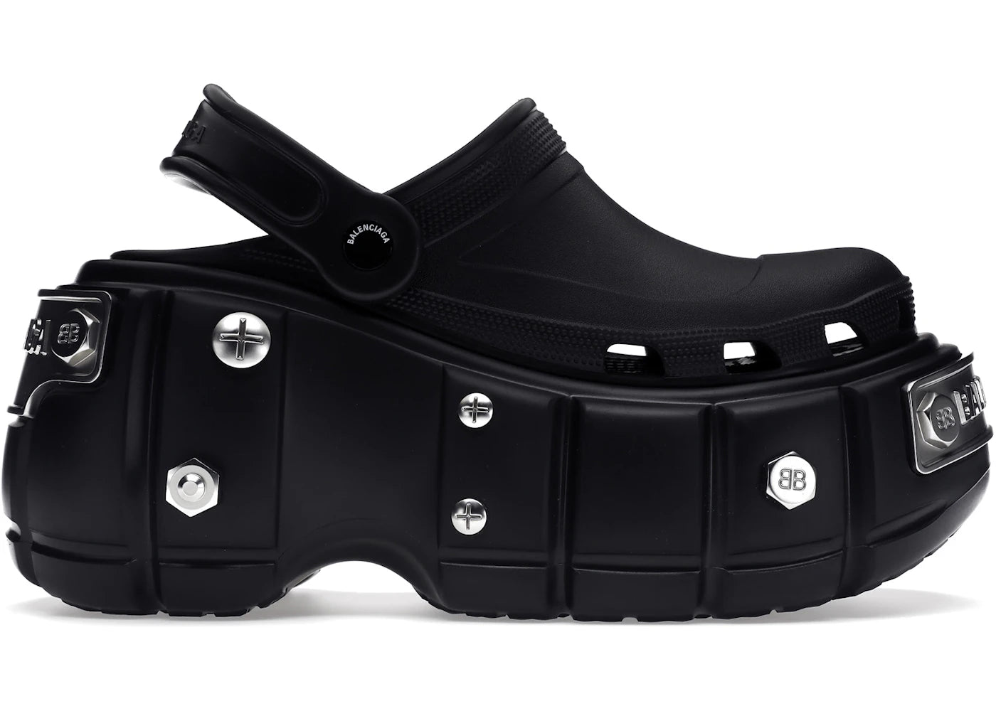 靴 balenciaga hardcrocs 40 Balenciaga x Crocs Hardcrocs Sandal Black – Side Kicks