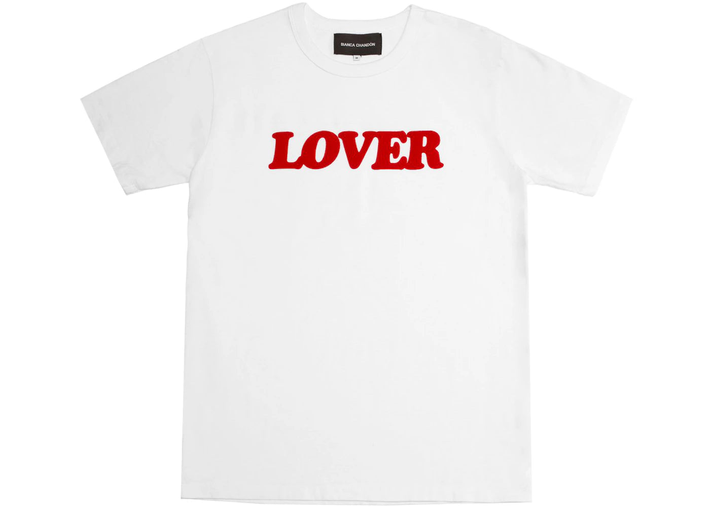 Sweatshirt Bianca Chandon Lover Crew – Homme Taille L, Blanc/rouge, Neuf Avec étiquettes