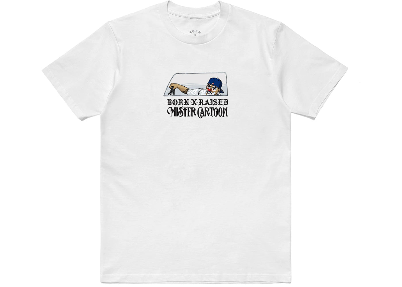 Born X Raised x Mister Cartoon Cruiser Tee White – Side Kicks