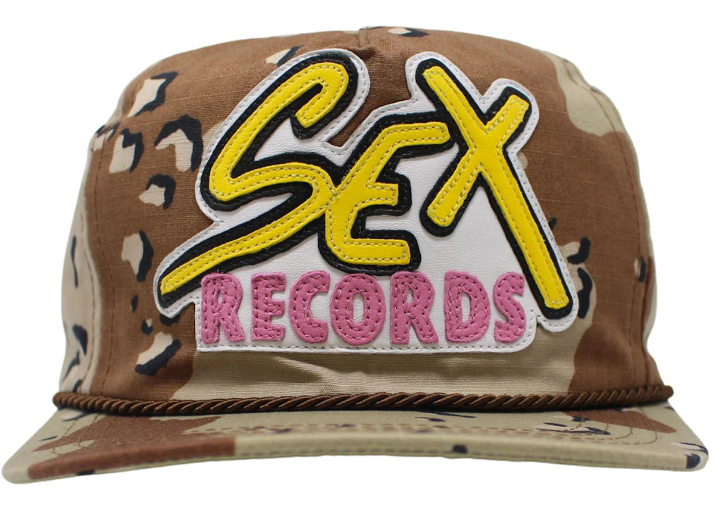 Chrome Hearts Matty Boy Sex Records 5 Panel Hat Chocolate Chip