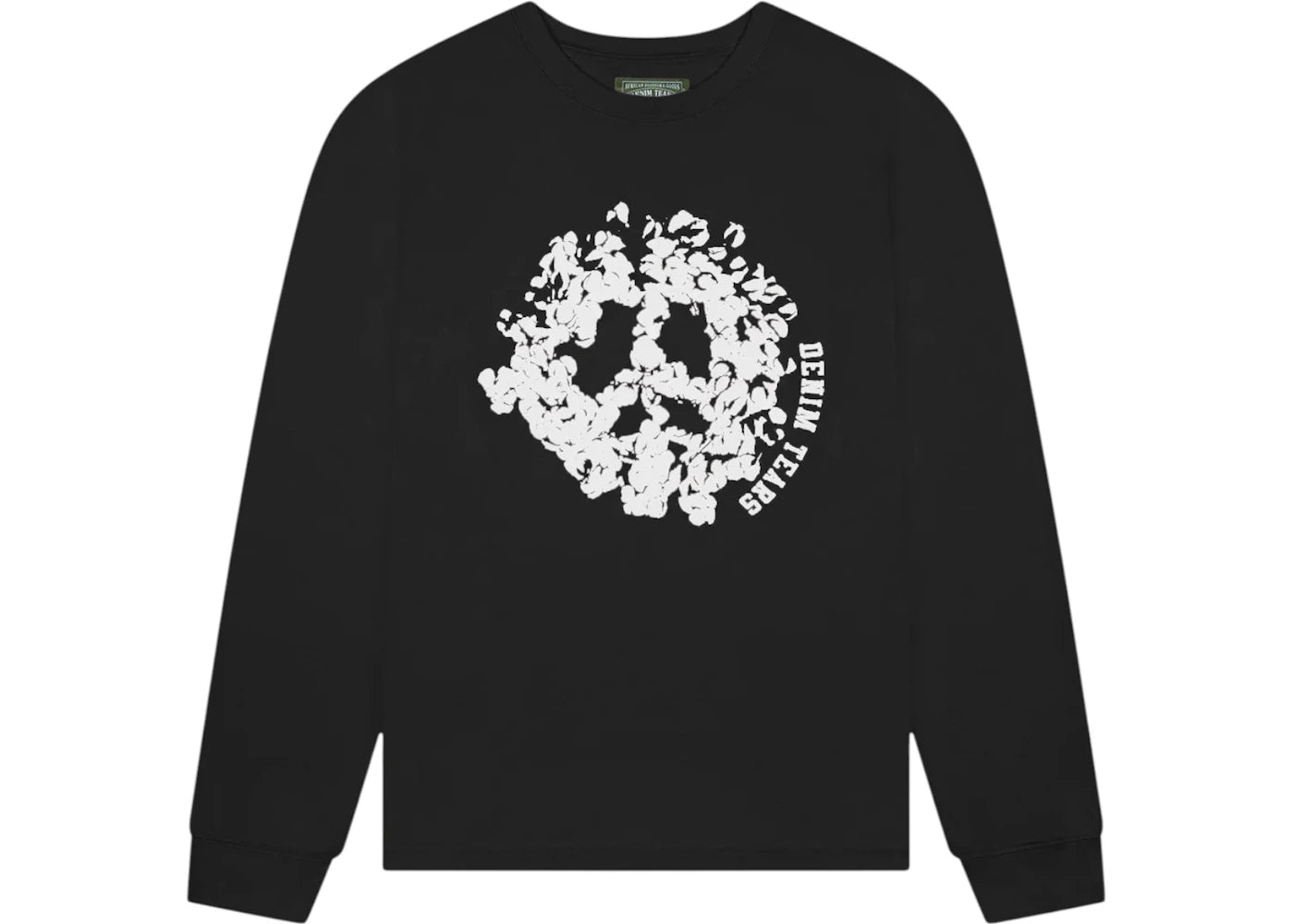 DENIM TEARS Peace Wreath LongSleeve ロンT Denim Tears Peace Wreath Long Sleeve Tee Black – Side Kicks