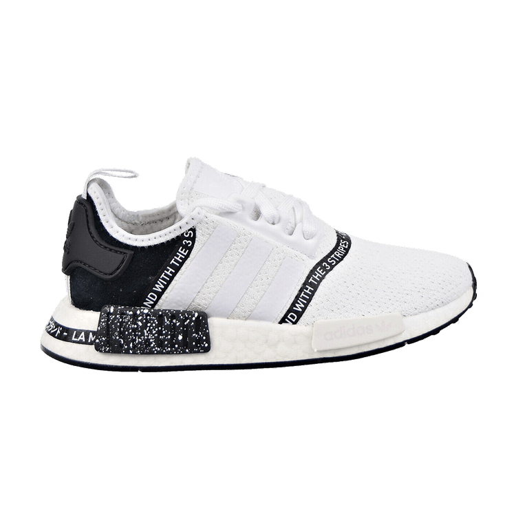 adidas NMD R1 White Black (GS) – Side Kicks