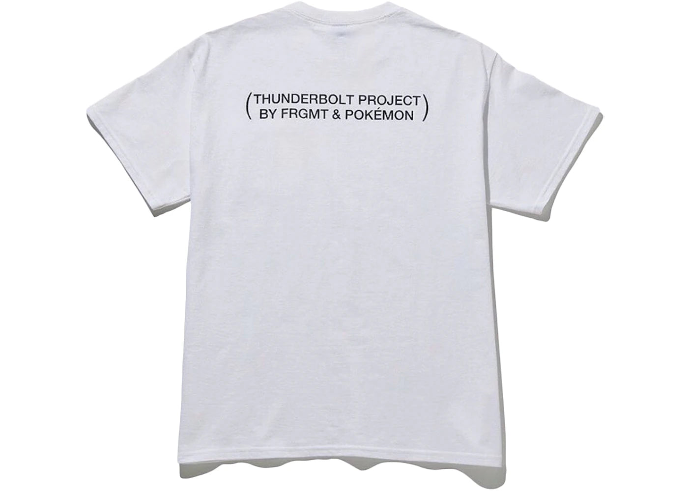 【Lサイズ】THUNDERBOLT PROJECT FRGMT & POKEMON ホワイト 藤原ヒロシ フラグメント ポケモン ピカチュウ Tシャツ 白 Pokemon Thunderbolt Project Pokemon Fragment Plush Fragment X
