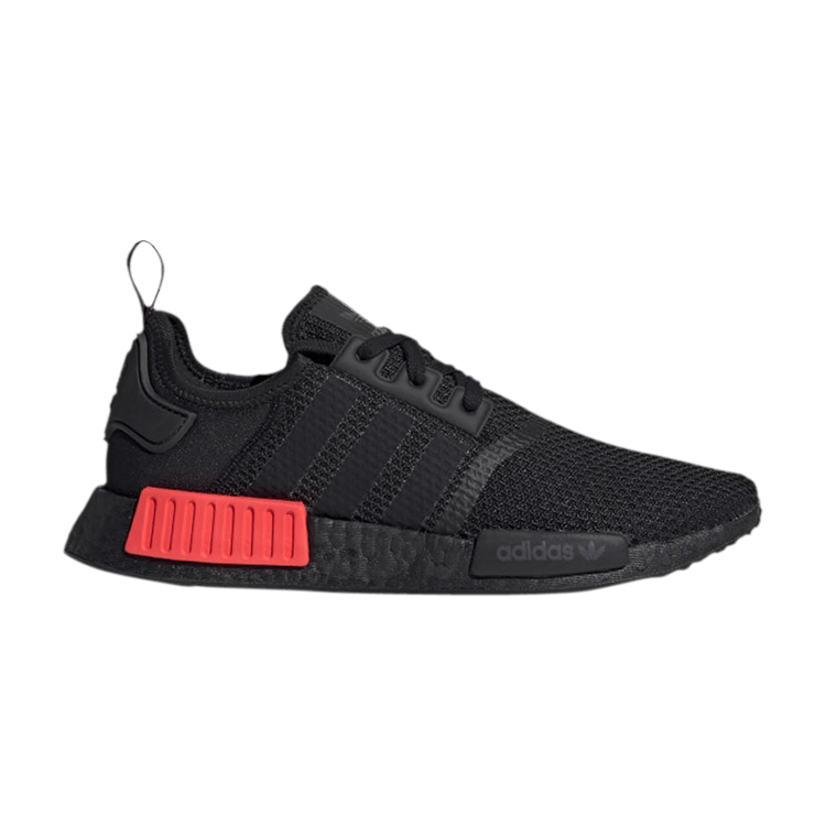 adidas NMD R1 Core Black Solar Red (2020) – Side Kicks