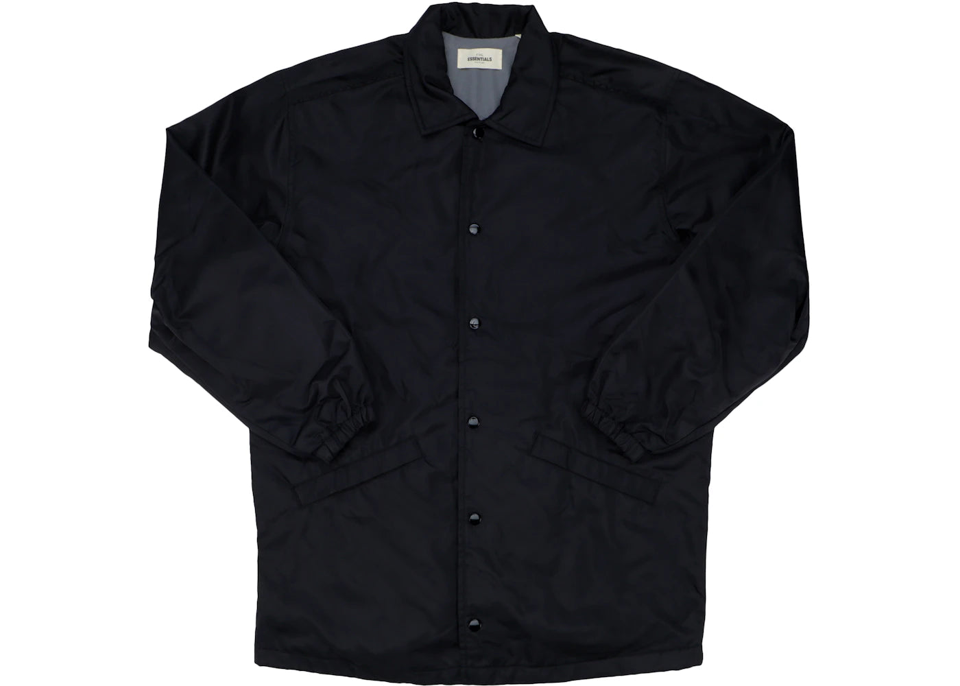Fear of God Essentials Coach Jacket Black – Side Kicks