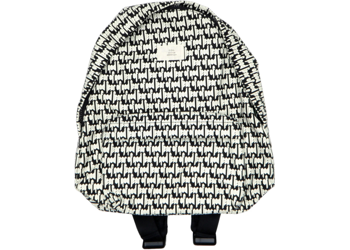Fear of God FOG Essentials Printed Backpack Black/White – Side Kicks