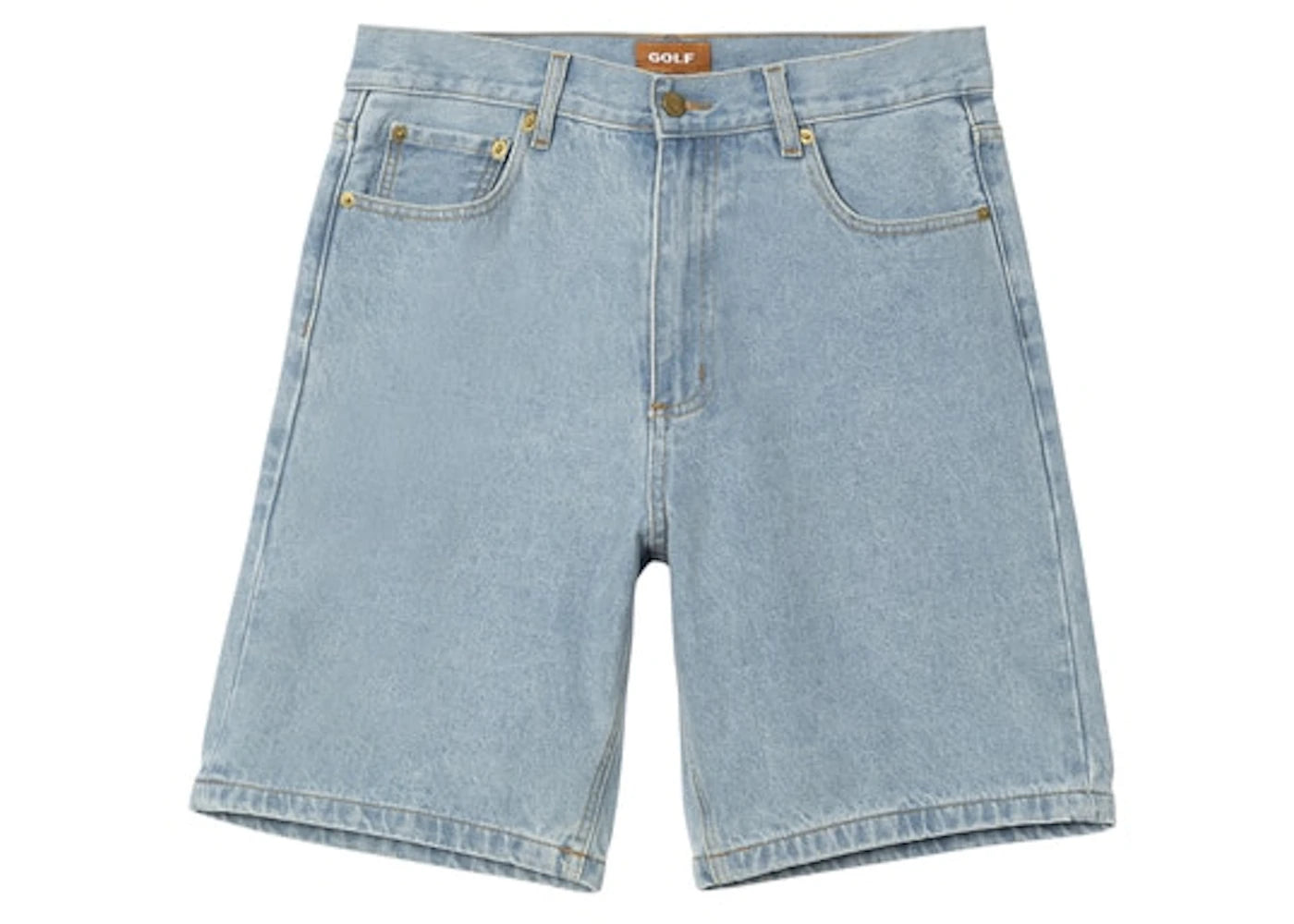 GOLF Denim Romeo Shorts Light Wash – Side Kicks - Main Image