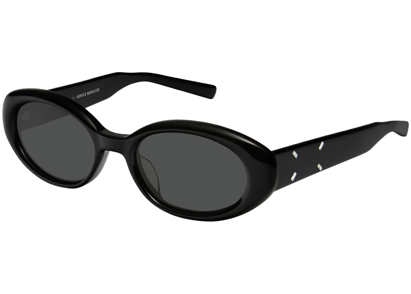 Gentle Monster Maison Margiela Oval Sunglasses Black (MM107 01