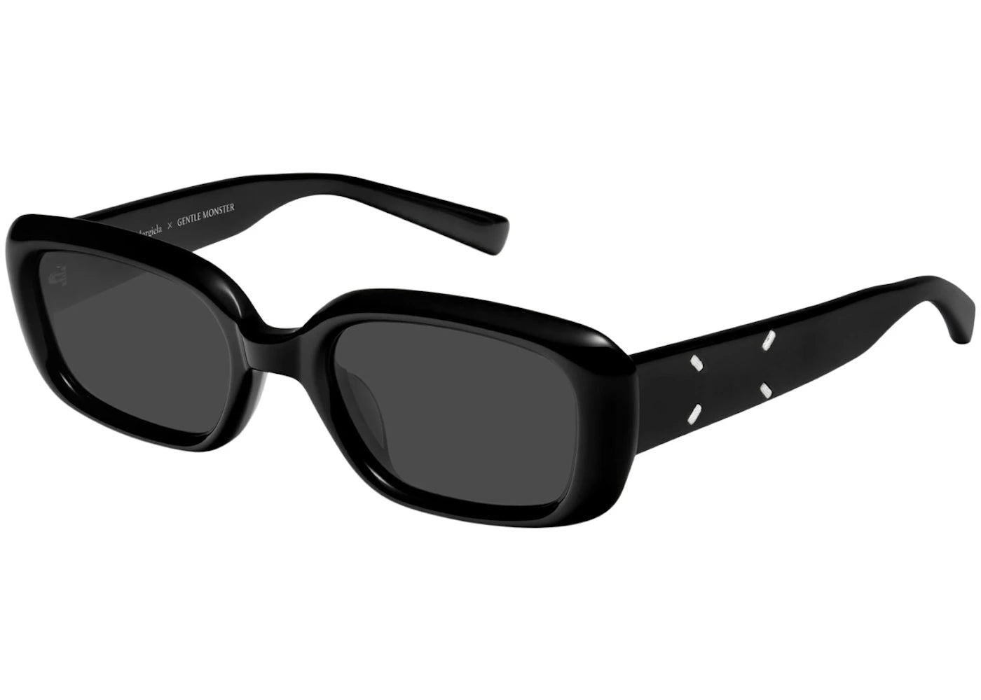 小物 Maison Margiela x GENTLE MONSTER MM106 Gentle Monster Maison Margiela Square Sunglasses Black (MM106 01