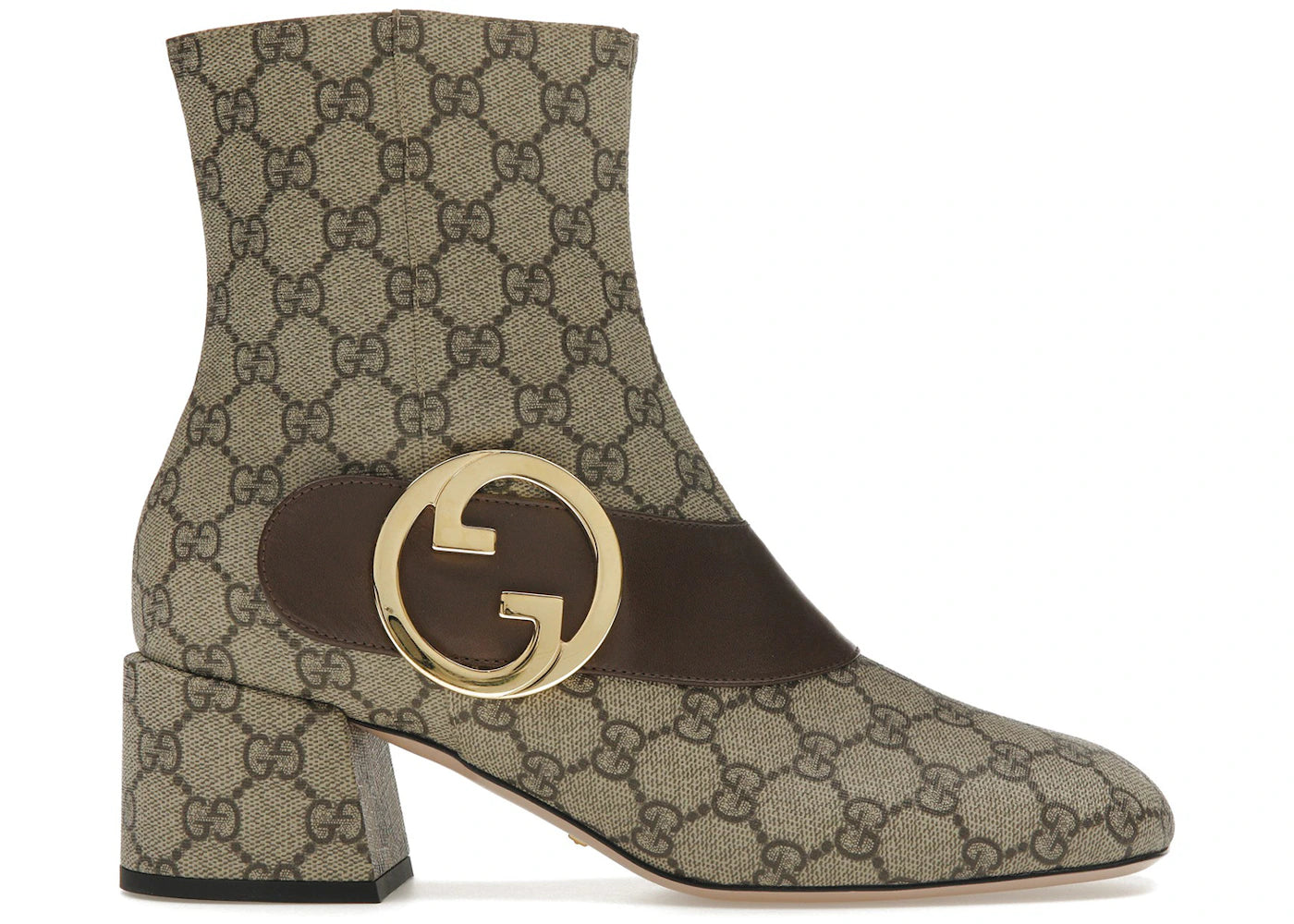 GUCCI 26S BLONDIE HIGH HEELS 55 MM IN WHITE CALFSKIN