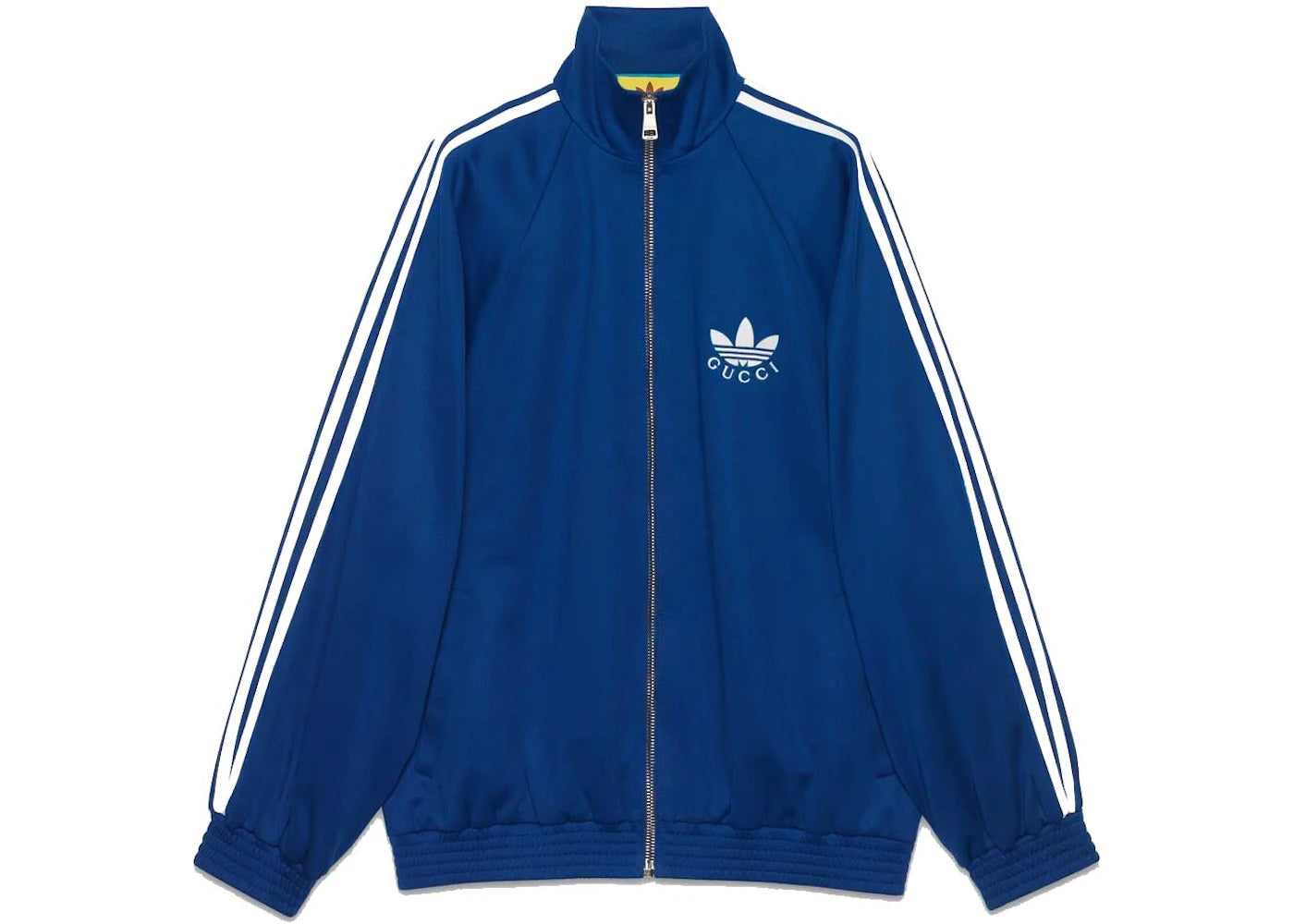 Gucci x adidas Cotton Jersey Zip Jacket Blue – Side Kicks