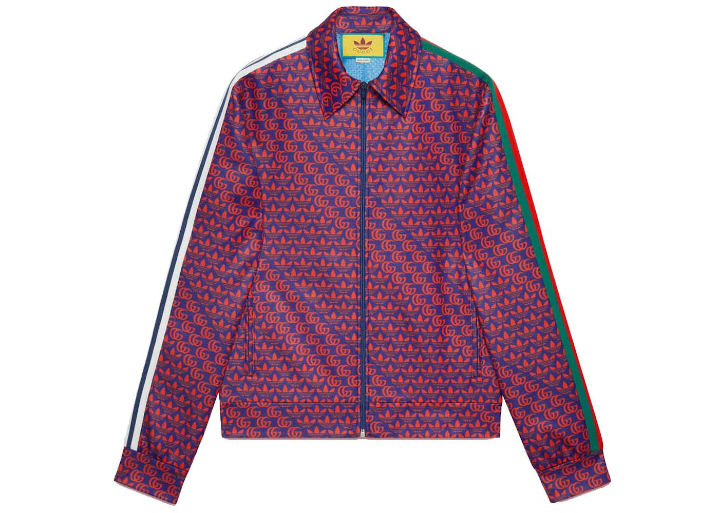 GUCCI Adidas Trefoil print jacket (short) Pants setup multicolor 46 44