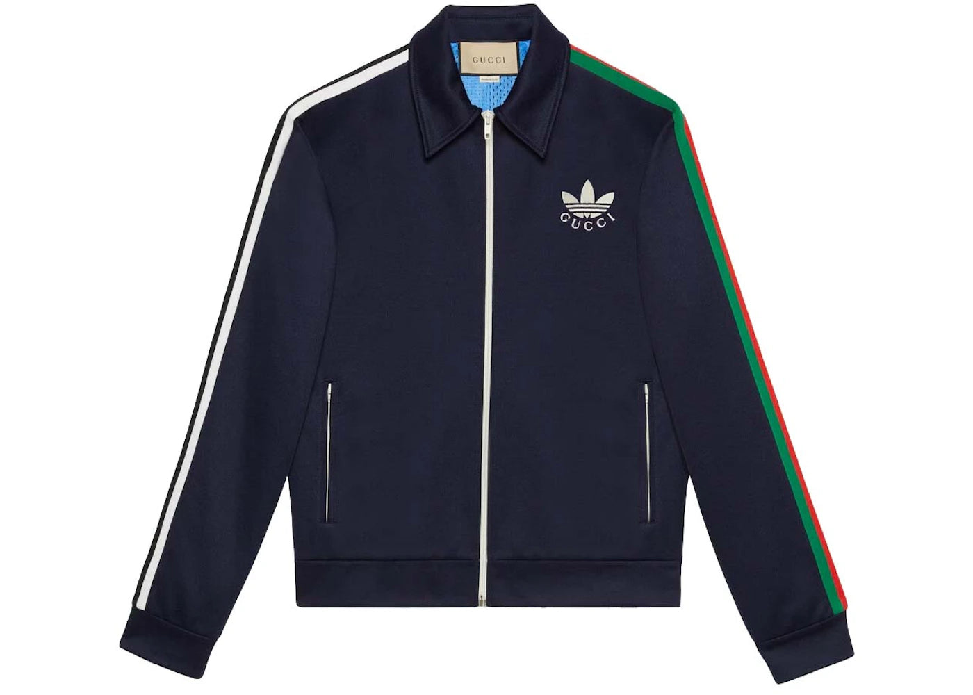 Gucci x adidas Zip Jacket Navy Blue – Side Kicks