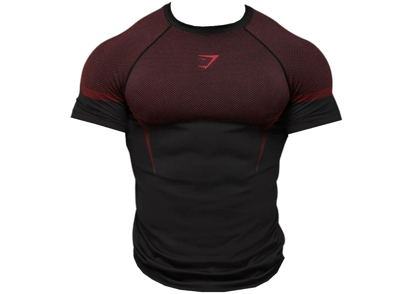 Gymshark Onyx 5.0 Seamless T-shirt Black/Carmine Red – Side Kicks