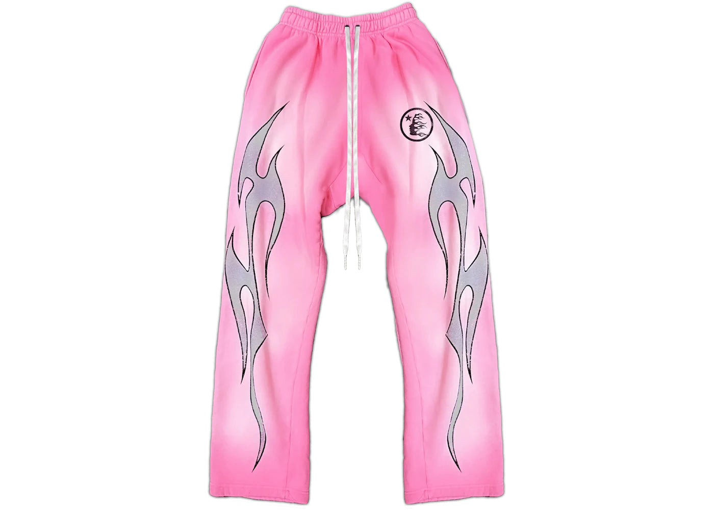Hellstar Flame Sweatpants Pink – Side Kicks