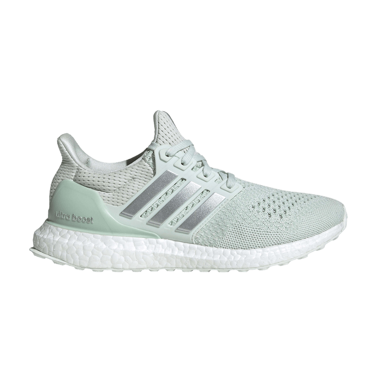 adidas Ultraboost 1.0 Shoes - Women's - Crystal Jade / Silver / Linen White Green