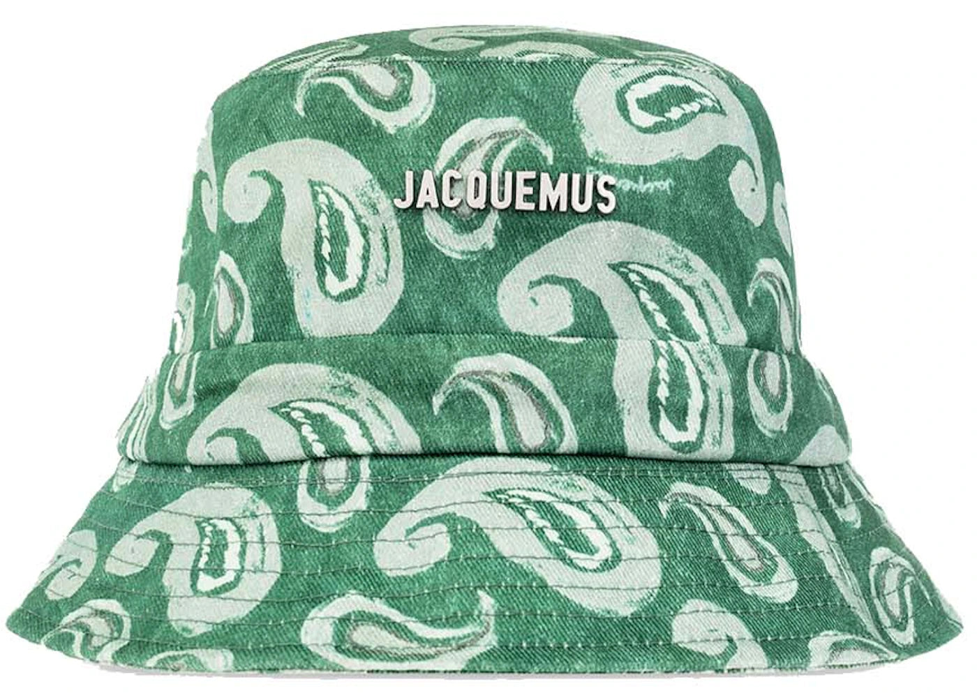 Jacquemus Le Bob Gadjo Bow Knotted Bucket Hat Print Pop  display picture 1