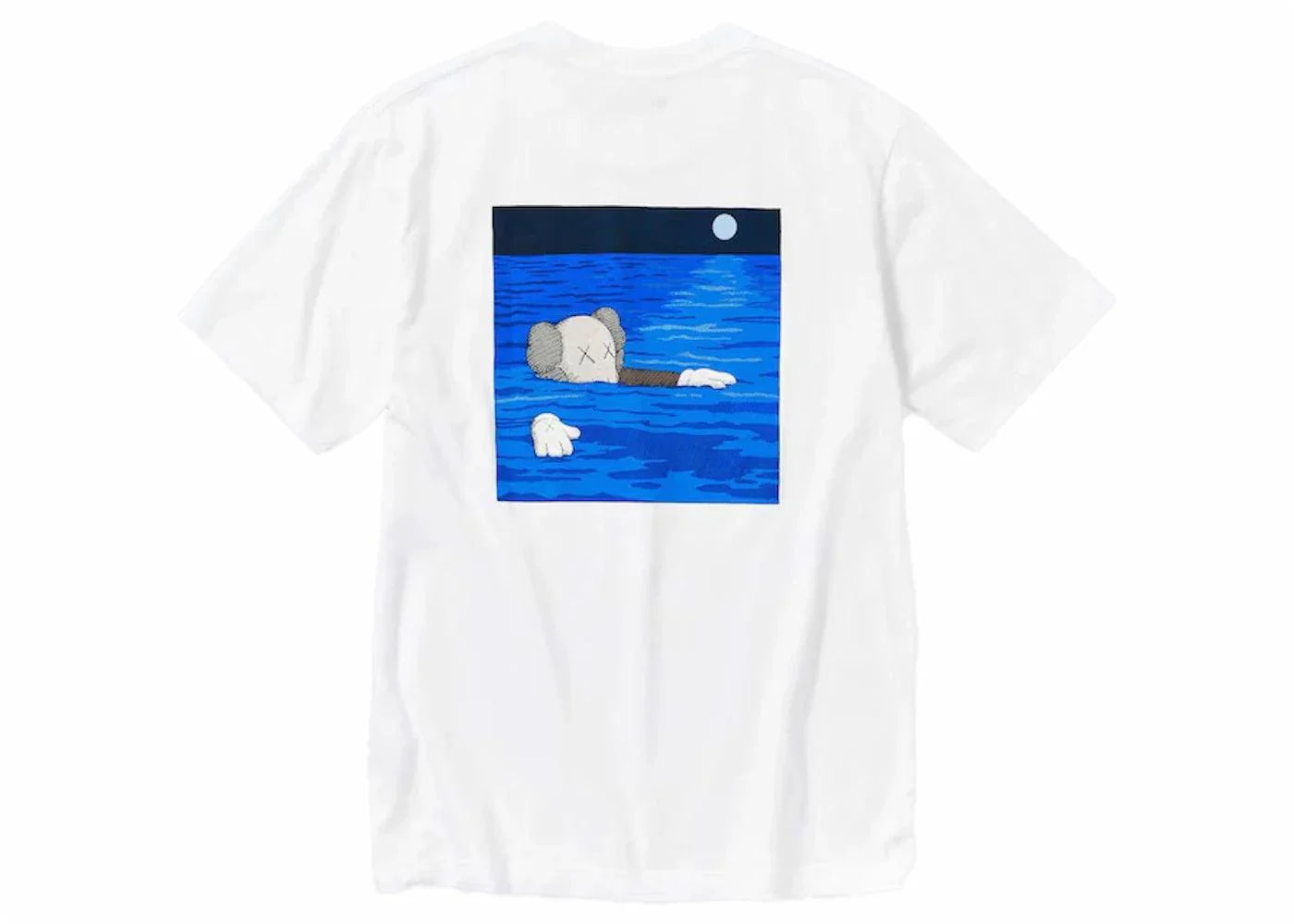 KAWS x Uniqlo UT Short Sleeve Artbook Cover T-shirt (US Sizing) White - Side Kicks