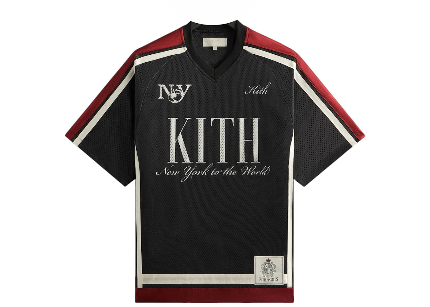 KITH Mesh Leon Jersey Tシャツ　Breath S Kith Mesh Leon Jersey Black – Side Kicks