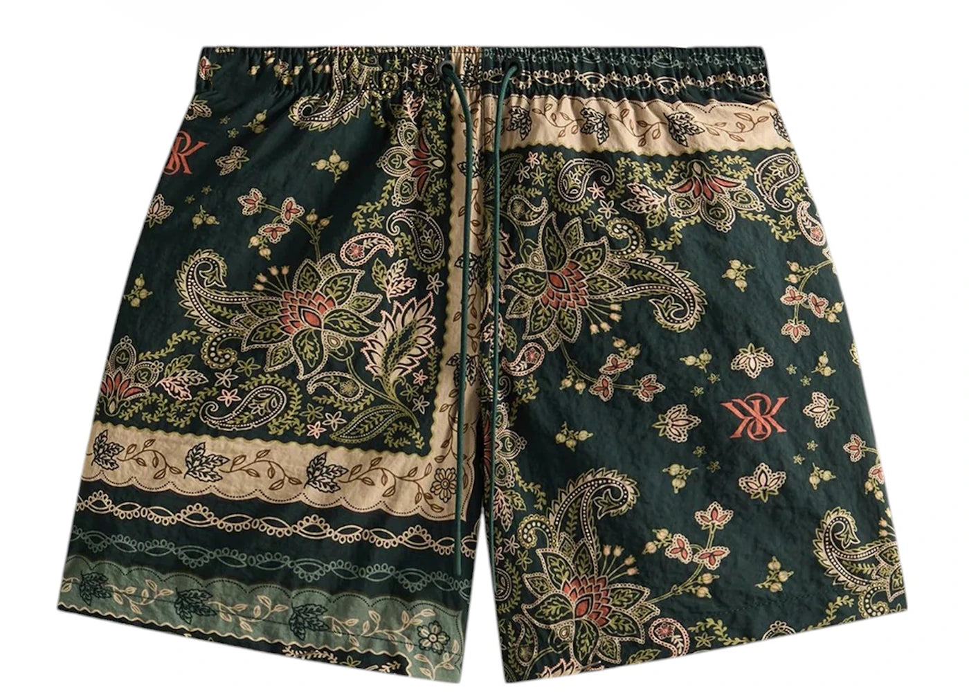 パンツ kith bandana floral swim shorts 24ss Bandana Kith Swim Shorts KITH 22SS Bandana Pattern Active Swim Shorts