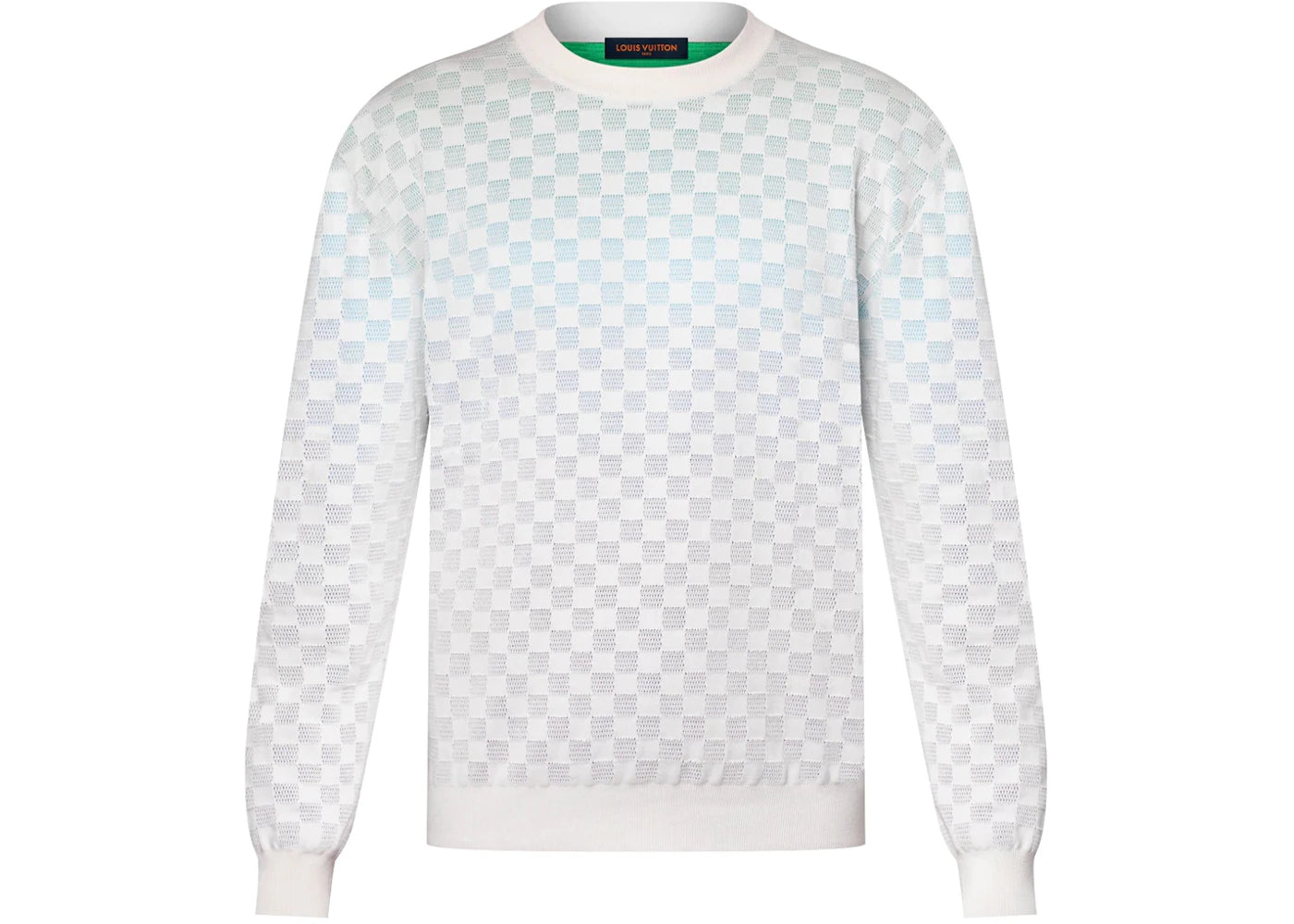 Louis Vuitton Damier Pullover Damier Jacquard Cotton Pullover - Discontinued Product | LOUIS VUITTON