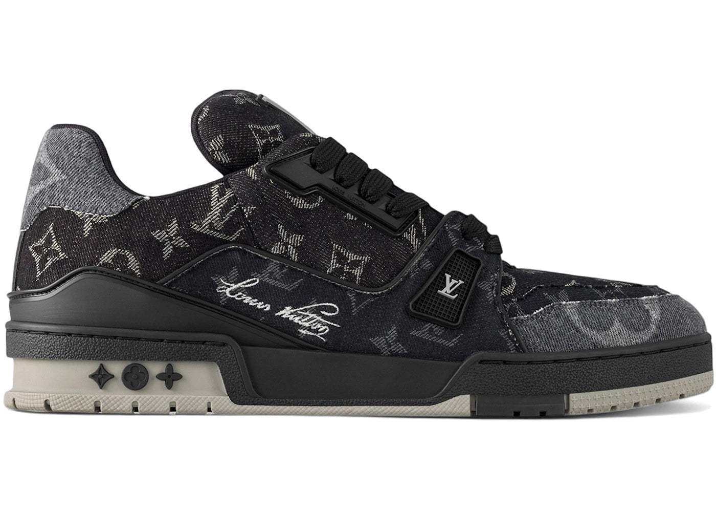 louis vuitton lv trainer black