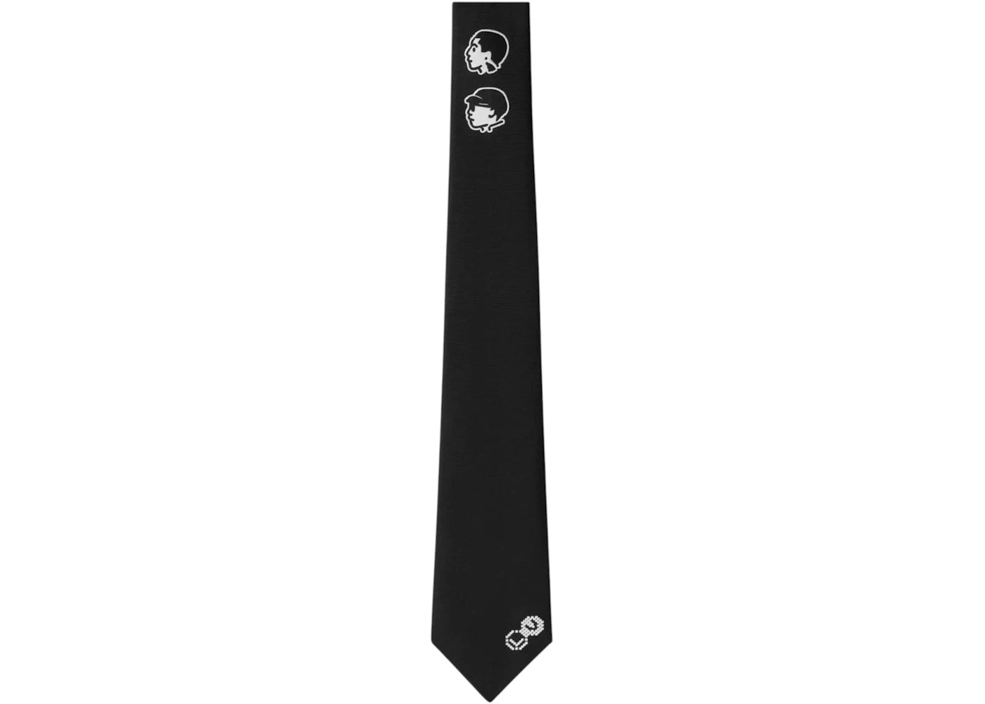 小物 Louis Vuitton tie black Louis Vuitton x Nigo LV Phriendship Tie Black – Side Kicks