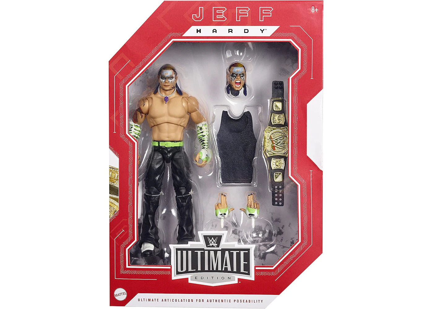 WWE ultimate JEFF HARDY フィギュア Mattel WWE Ultimate Edition Jeff Hardy Amazon Exclusive Action