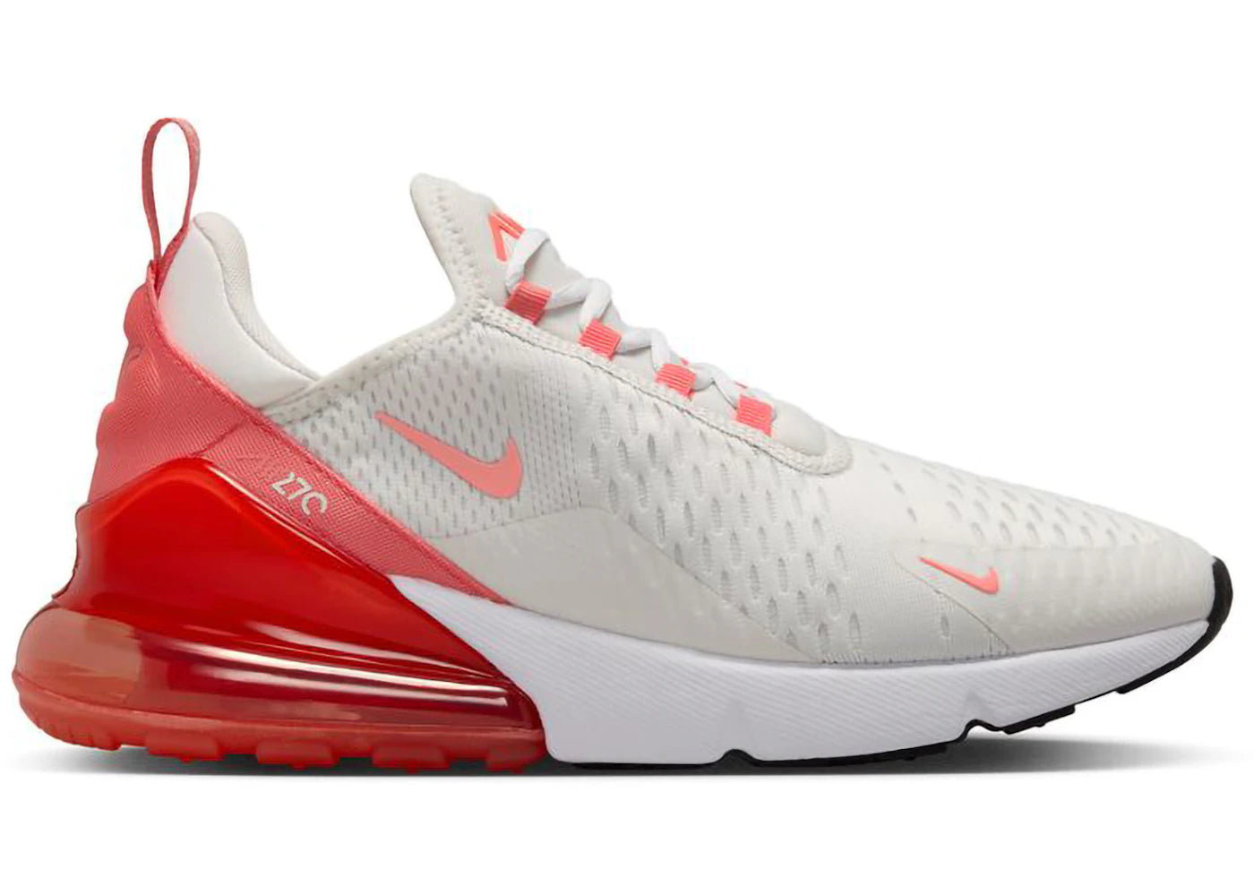 Nike Air Max 270 Platinum Tint Magic Ember White Black (Women's) – Side ...