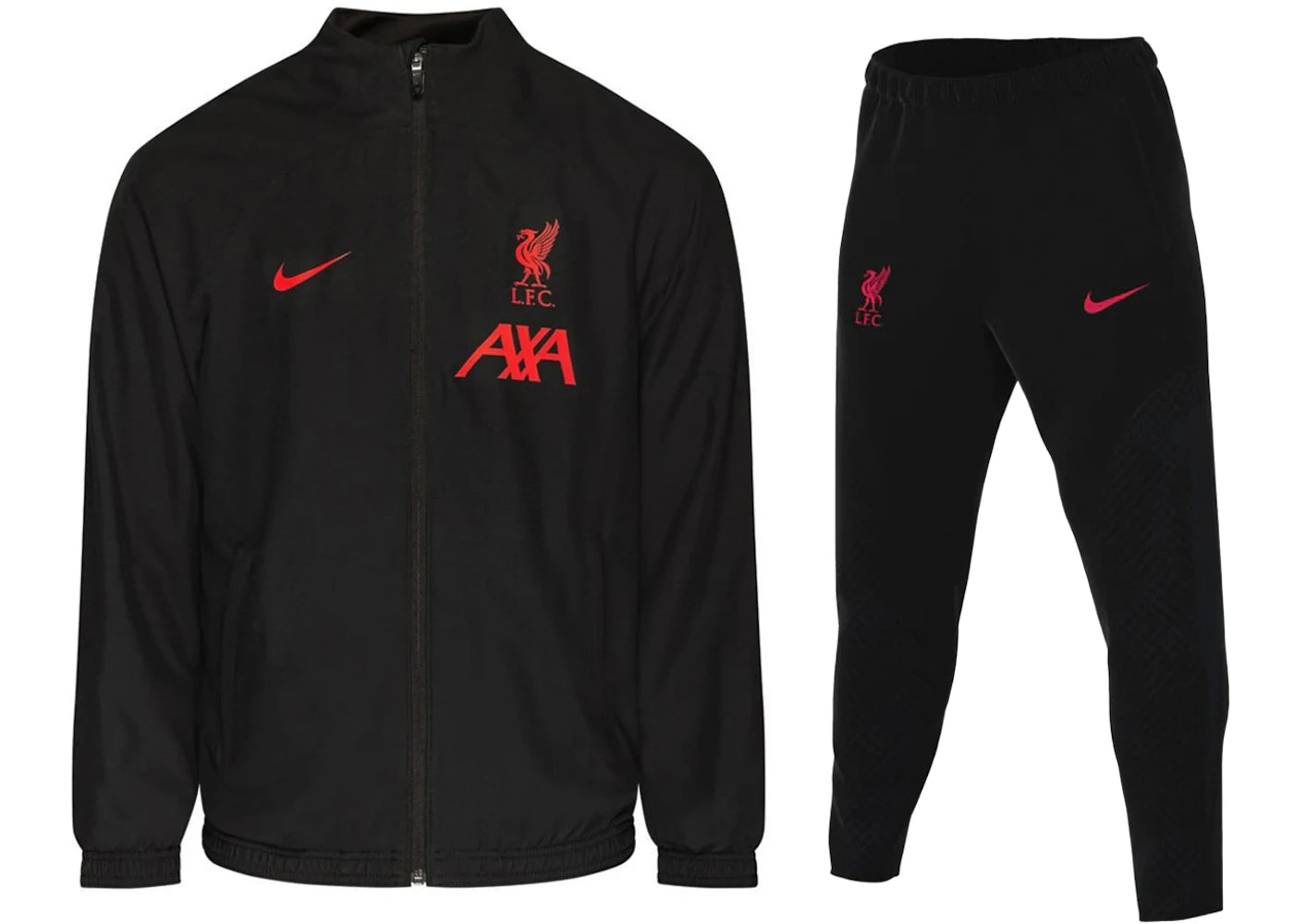 Nike Liverpool FC Strike Away Dri-Fit Tracksuit Black – Side Kicks