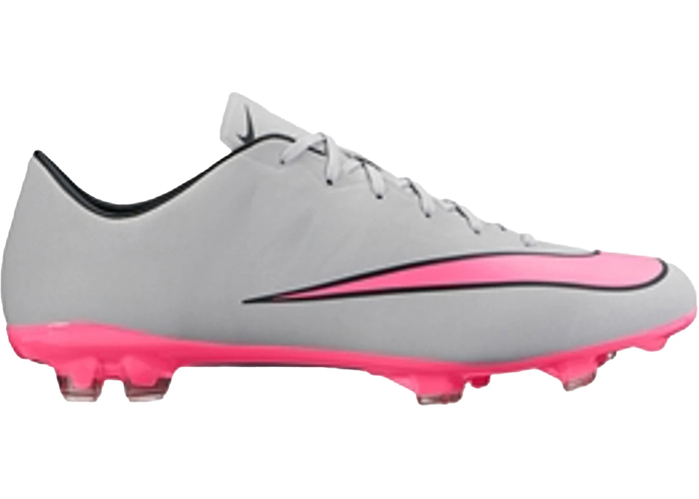 Chaussures De Football NIKE Mercurial Veloce II FG - Taille UK 8.5 (US 9.5) - Couleur Pourpre/Volt/Noir - Occasion