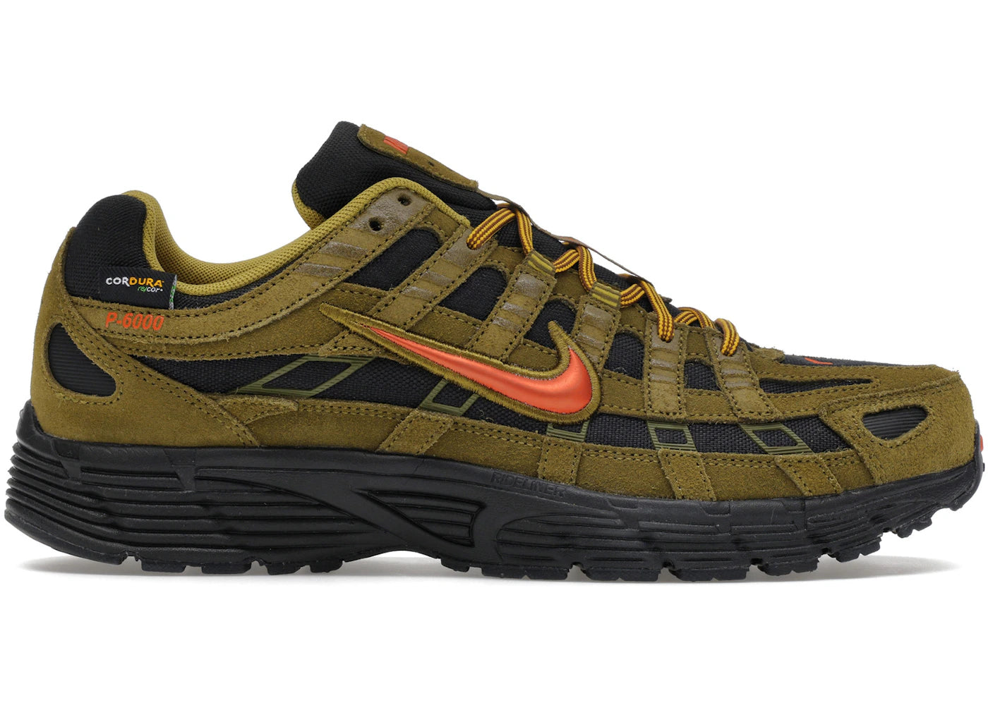 Nike P-6000 Premium Cordura Olive Flak Black Picante Red – Side Kicks