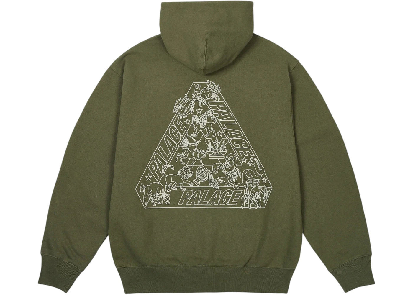Palace Zodiac Tri-Ferg Hood The Deep Green – Side Kicks