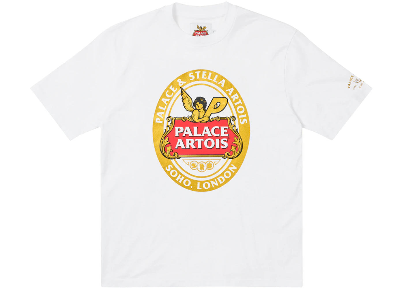Palace x Stella Artois Coaster T-shirt White – Side Kicks
